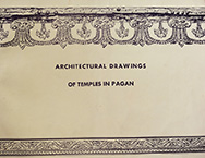 Architectural drawings of temples in Pagan