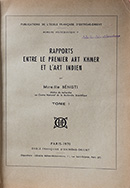 Rapports entre le premier art Khmer et l'art indien